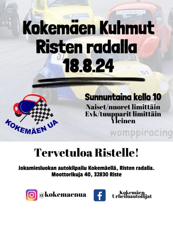 Kokemäen Kuhmut Risten radalla 18.8.2024